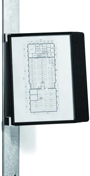 Durable Vario Magnetic Wall 10 Filing System black A4