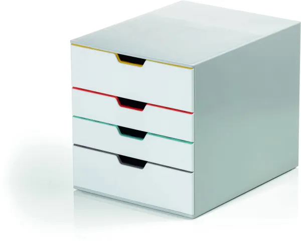 Durable Varicolor A4 drawer unit 4 compartments white