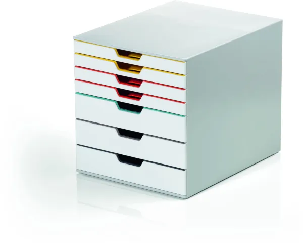 Durable Varicolor A4 drawer unit 7 compartments white