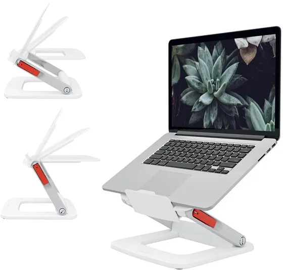 Leitz Ergo adjustable multi-angle laptop stand, 63 % recycled plastic, white