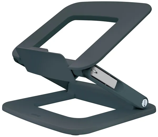 Leitz Ergo adjustable multi-angle laptop stand, 80 % recycled plastic, dark grey